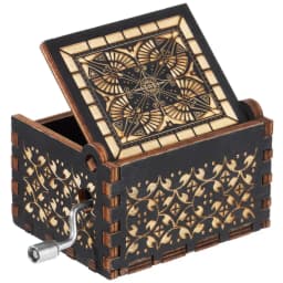 You Are My Sunshine Engraved Hand-Cranked Wooden Musical Box Suitable Gifts for Birthday Christmas Valentine's Day Thanksgiving