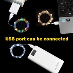 USB Copper Wire Lights Fairy Garland Lights LED String Lights Outdoor Waterproof String For Christmas Wedding Party Decorations