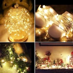 USB Copper Wire Lights Fairy Garland Lights LED String Lights Outdoor Waterproof String For Christmas Wedding Party Decorations