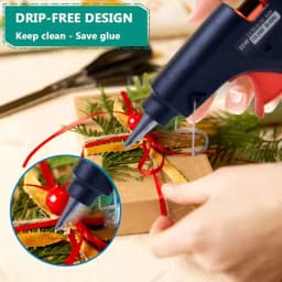 20W EU Plug glue gun.30pcs/10pcs rubber sticks. DIY mini electric heating temperature repair tool. Christmas and Halloween gifts