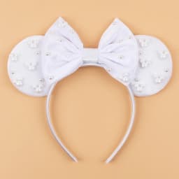 2026 Women 3.3" Velvet Mouse Ear Headband For Girls Soft Butterfly Knot Headband Halloween Party Christmas Hair Accessories