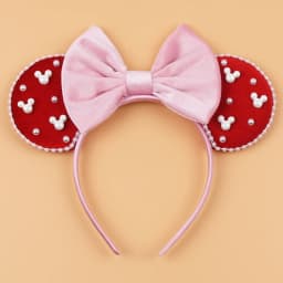 2026 Women 3.3" Velvet Mouse Ear Headband For Girls Soft Butterfly Knot Headband Halloween Party Christmas Hair Accessories