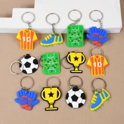 Soccer Party Favors Football Theme Bracelets Keychain Pin Ball Maze Game Toys Kids Birthday Party Pinata Fillers Christmas Gift