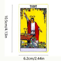Hot-selling Tarot Cards A 78PCS Tarot Deck English Version Prediction Divination Board Game, Halloween and Christmas Gifts