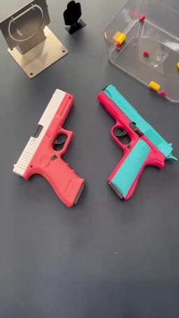 Fidget Toys Stress Shot Toy Gun Fun Interactive Plaything For Kids Toy Pistol Look Real Hand Gun Christmas Gift