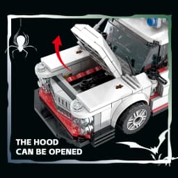Mini Ghost Racing Car Building Blocks 562PCS MOC RetroAmbulance Bricks DIY Assembly Toy Adults Halloween Christmas Birthday Gift