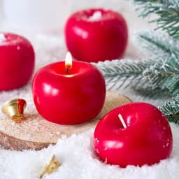 Simulation Apple Candle Silicone Mold DIY Handmade Aromath Soap Plaster Resin Craft Casting Molds Home Christmas Decor Supplies
