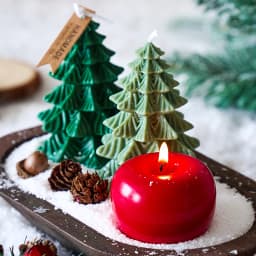 Simulation Apple Candle Silicone Mold DIY Handmade Aromath Soap Plaster Resin Craft Casting Molds Home Christmas Decor Supplies