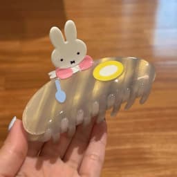 Kawaii Miffy Sweet Hair Clip Cartoon Back of The Head Clip Sweet Girl Girl Heart Bangs Clip Girl Birthday Christmas Gift