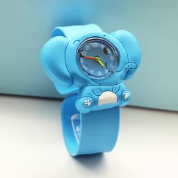 Cartoon Children Watches Baby Study Look The Time Toy Bracelet Kids Slap Watch for Boys Girls Birthday and Christmas Gift Clock