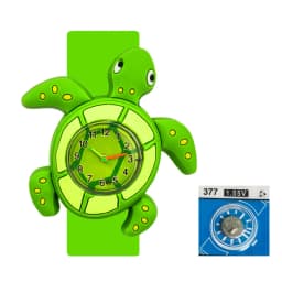 Cartoon Children Watches Baby Study Look The Time Toy Bracelet Kids Slap Watch for Boys Girls Birthday and Christmas Gift Clock