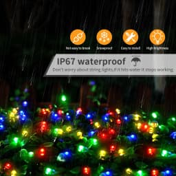 Christmas Outdoor Garden LED String Light 24V Xmas Tree Fairy Lights Waterproof Garland Lamp For Courtyard Holiday Party Decor