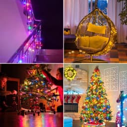 Christmas Outdoor Garden LED String Light 24V Xmas Tree Fairy Lights Waterproof Garland Lamp For Courtyard Holiday Party Decor