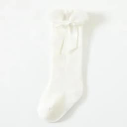 Red Bow Tie Knee High Tube Socks Girls' Christmas Stockings Infants Toddlers Soft Cotton Children Non Slip Floor Socks Baby Gift