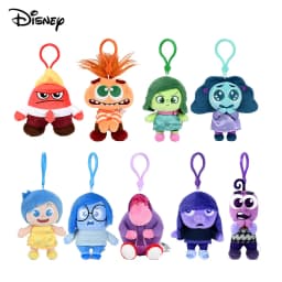 High Quality 100% Genuine Disney Pixar Inside Out Cute Plush Toy Key Chain Children Stuffed Pendant Kids Birthday Christmas Gift
