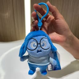 High Quality 100% Genuine Disney Pixar Inside Out Cute Plush Toy Key Chain Children Stuffed Pendant Kids Birthday Christmas Gift