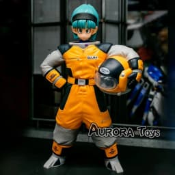 8.26in/21cm Anime Dragon Ball Z Figure Space Suit Bulma Figure PVC Action Figures Collection Model Toys For Christmas Gifts