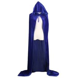 Christmas Pleuche Velvet Cloak Cape Hooded Medieval Costume Witch Wicca Vampire Halloween Christmas Cosplay Costume Cape