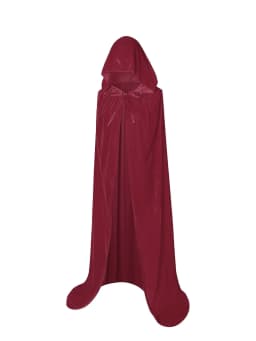 Christmas Pleuche Velvet Cloak Cape Hooded Medieval Costume Witch Wicca Vampire Halloween Christmas Cosplay Costume Cape