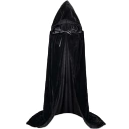 Christmas Pleuche Velvet Cloak Cape Hooded Medieval Costume Witch Wicca Vampire Halloween Christmas Cosplay Costume Cape