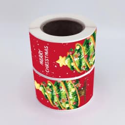 150pcs/roll, Christmas Gift Packaging Sticker Labels, Gift Box Decor Bag Packaging Label, Sealing Decals, Party Favo
