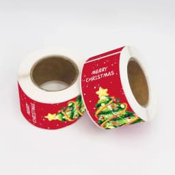 150pcs/roll, Christmas Gift Packaging Sticker Labels, Gift Box Decor Bag Packaging Label, Sealing Decals, Party Favo