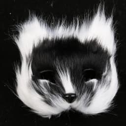 Fox Shape Face Mask Furry Cat Hair Animal Halloween Cosplay Carnival Party Mask Christmas Costume Props Female Imitation Toys