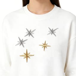 10Pcs Embroidered Golden Silver Star Patch Iron On Stickers Sewing Appliques Repair, Christmas Holiday Decoration