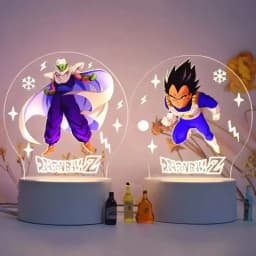 Dragon Ball Night Light Series Animation Figures 3d Ornaments Goku Cartoon Stand Table Lamp Desktop Decoration Christmas Gifts