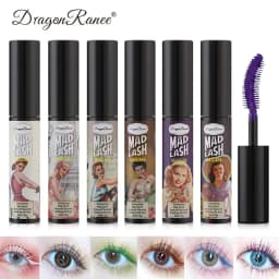 Colorful Mascara Eyelash Extension Blue Pink Green Waterproof Mascara Charming Long Lasting Curling Mascara Eye Christmas Makeup