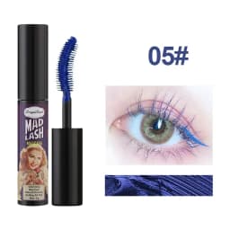 Colorful Mascara Eyelash Extension Blue Pink Green Waterproof Mascara Charming Long Lasting Curling Mascara Eye Christmas Makeup