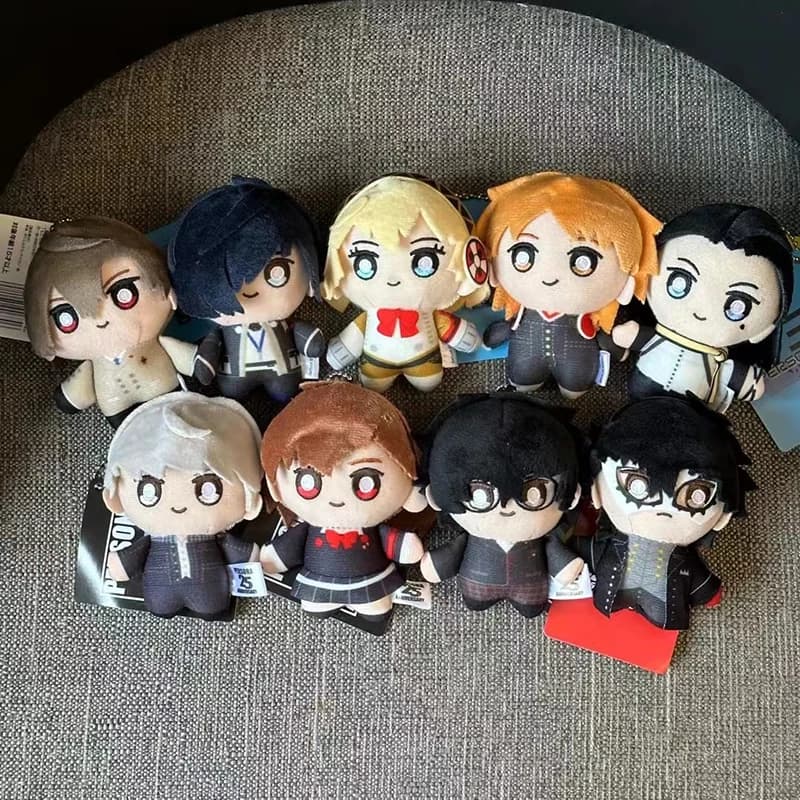 10CM Anime Yuuki Makoto Aegis Shiomi Kotone Gorou Akechi Joker Shiomi Kotone Cosplay Anime Plushie Pendant Kids Christmas Gifts