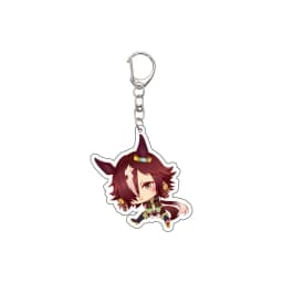 55MM Anime Pretty Derby Keychain Oguri Cap Special Week Silence Suzuka Tokai Teio Key Chain Acrylic Model Plate Christmas Gifts
