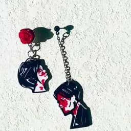 Rock Band My Chemical Romance Necklaces Cosplay MCR Stainless Steel Guitar Pick Pendant Necklace Cos Accessories Christmas Gifts