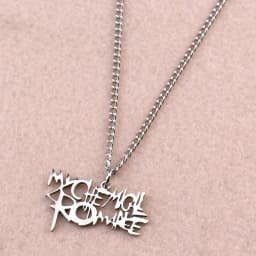 Rock Band My Chemical Romance Necklaces Cosplay MCR Stainless Steel Guitar Pick Pendant Necklace Cos Accessories Christmas Gifts
