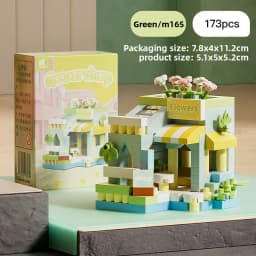 Christmas Gifts Micro Building Block Series Santa Claus Reindeer Puzzle Assembling Bricks Table Decoration Toys Kids