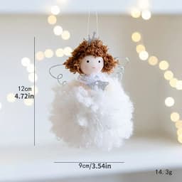 Christmas decoration Christmas tree mesh angel girl pendant children's cute gift adornos navidad 2024