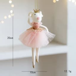 Christmas decoration Christmas tree mesh angel girl pendant children's cute gift adornos navidad 2024