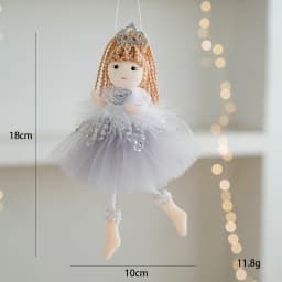 Christmas decoration Christmas tree mesh angel girl pendant children's cute gift adornos navidad 2024