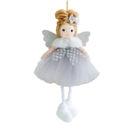 Christmas decoration Christmas tree mesh angel girl pendant children's cute gift adornos navidad 2024