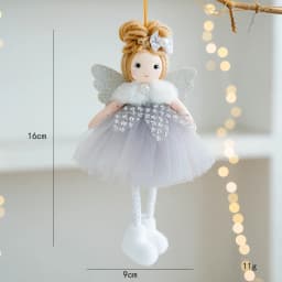 Christmas decoration Christmas tree mesh angel girl pendant children's cute gift adornos navidad 2024