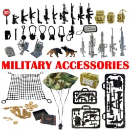 Parachute Toy Army Soldier Guns Net Knapsack Military Accessories Action Figure Toy for Boy Children Christmas Gift