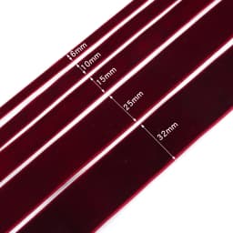 5-10yards/roll Velvet Ribbons Black Wine Red Color Single Face Flocking Webbing For DIY Christmas Crafts Wrapping Decoration