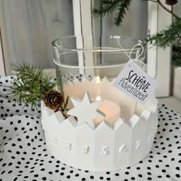 1 Set Holiday Calendar Silicone Mold Countdown Candle Holder Mold for Plaster and Concrete Casting, DIY Christmas Decorations