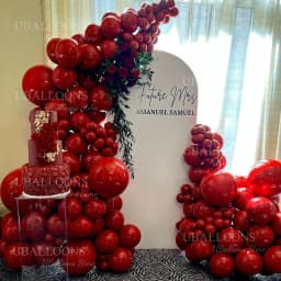 10/30/50Pcs Red Balloons Dark Wine Red Garnet Burgundy Latex Balloons for Birthday Christmas Engagement Wedding Party Decoration