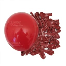 10/30/50Pcs Red Balloons Dark Wine Red Garnet Burgundy Latex Balloons for Birthday Christmas Engagement Wedding Party Decoration
