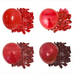 10/30/50Pcs Red Balloons Dark Wine Red Garnet Burgundy Latex Balloons for Birthday Christmas Engagement Wedding Party Decoration