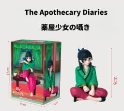 /The Apothecary Diaries Anime Figures PVC Model MaoMao & Table Cute Girl Action Figures Toys for Gift Collect Figure Christmas