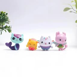 @@!13 Pcs/Set Gabby Dollhouse Anime Characters Car Smile Cat Hug Gaby Girl Doll Cartoon Children Gift Christmas Birthday Toy