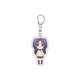 55MM Anime CLANNAD Keychain Okazaki Tomoya/Nagisa Furukawa/Okazaki Ushio Key Chain Acrylic Model Plate Christmas Gifts